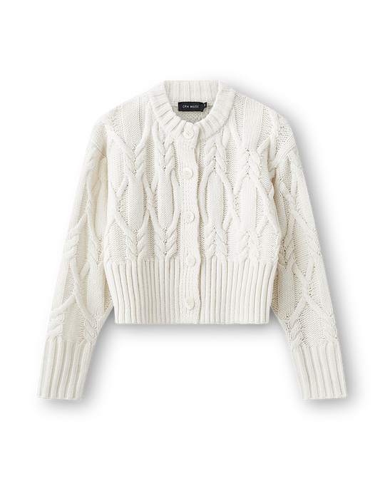 CMMAGLE - CARDIGAN IN WHITE