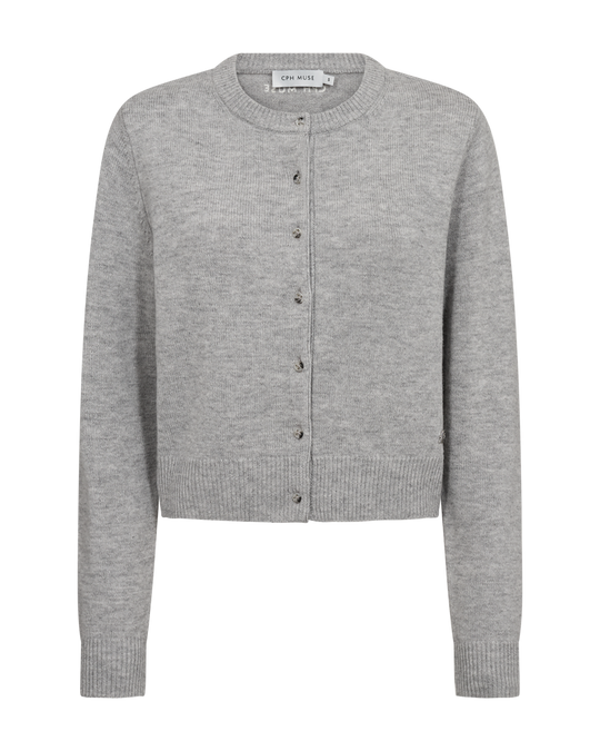CMSIENNA - CARDIGAN IN GREY