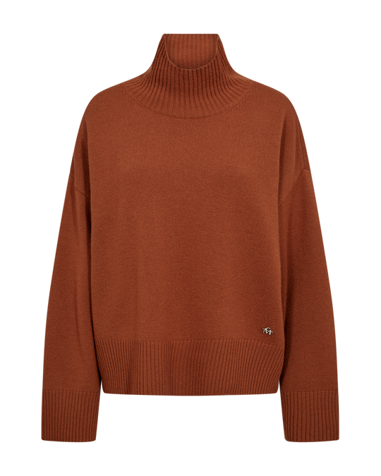 CMSIENNA - KNITTED JUMPER IN ORANGE