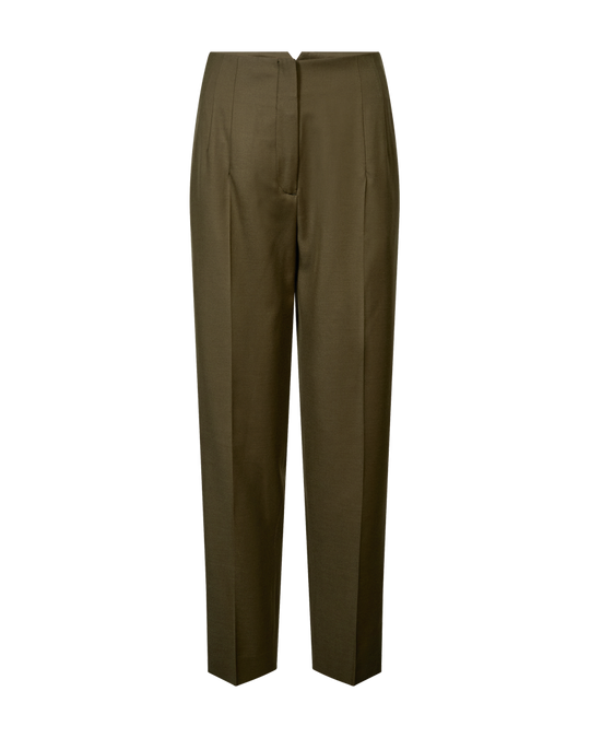 CMTENNA – HIGH-WAISTED PANTS IN GREEN