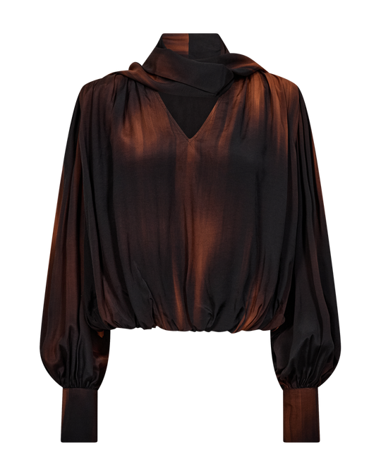 CMLAURA - BLOUSE IN BROWN