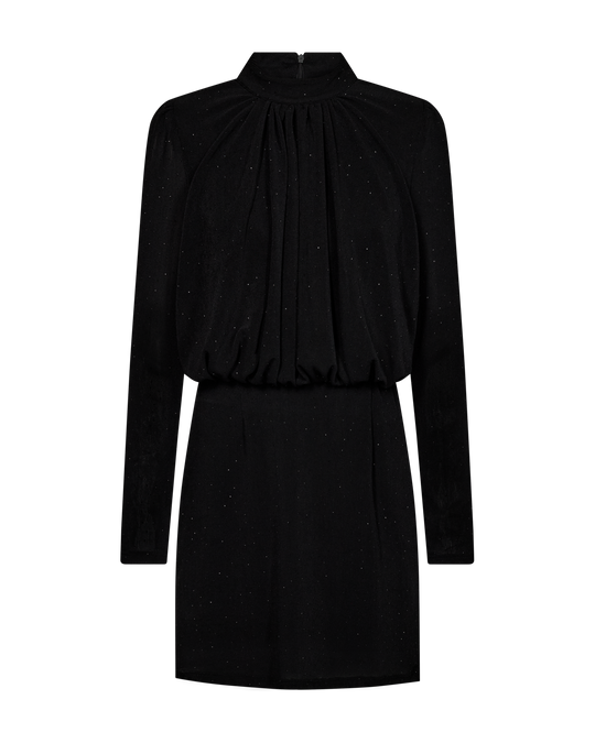 CMSTARRY - DRESS WITH RHINESTONES IN BLACK