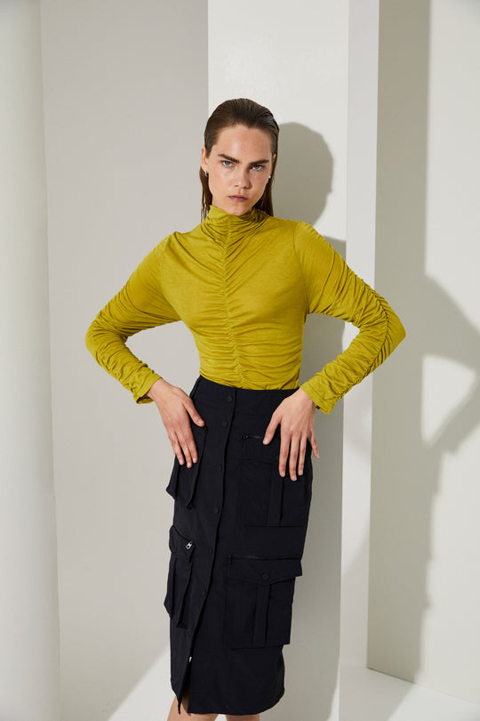 Cmtatiane - blouse met hoge nek